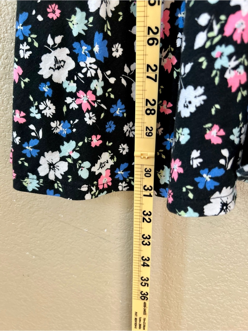 Aeropostale Black Floral Lace-Up Skater Mini Dress Size M Summer Fitted Coquette - Picture 8 of 9